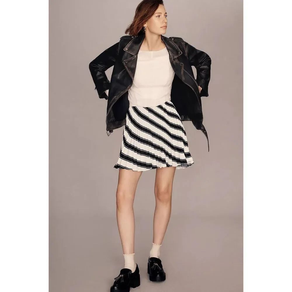 ✨Anthropologie Maeve Pleated Sz 10 Skirt✨